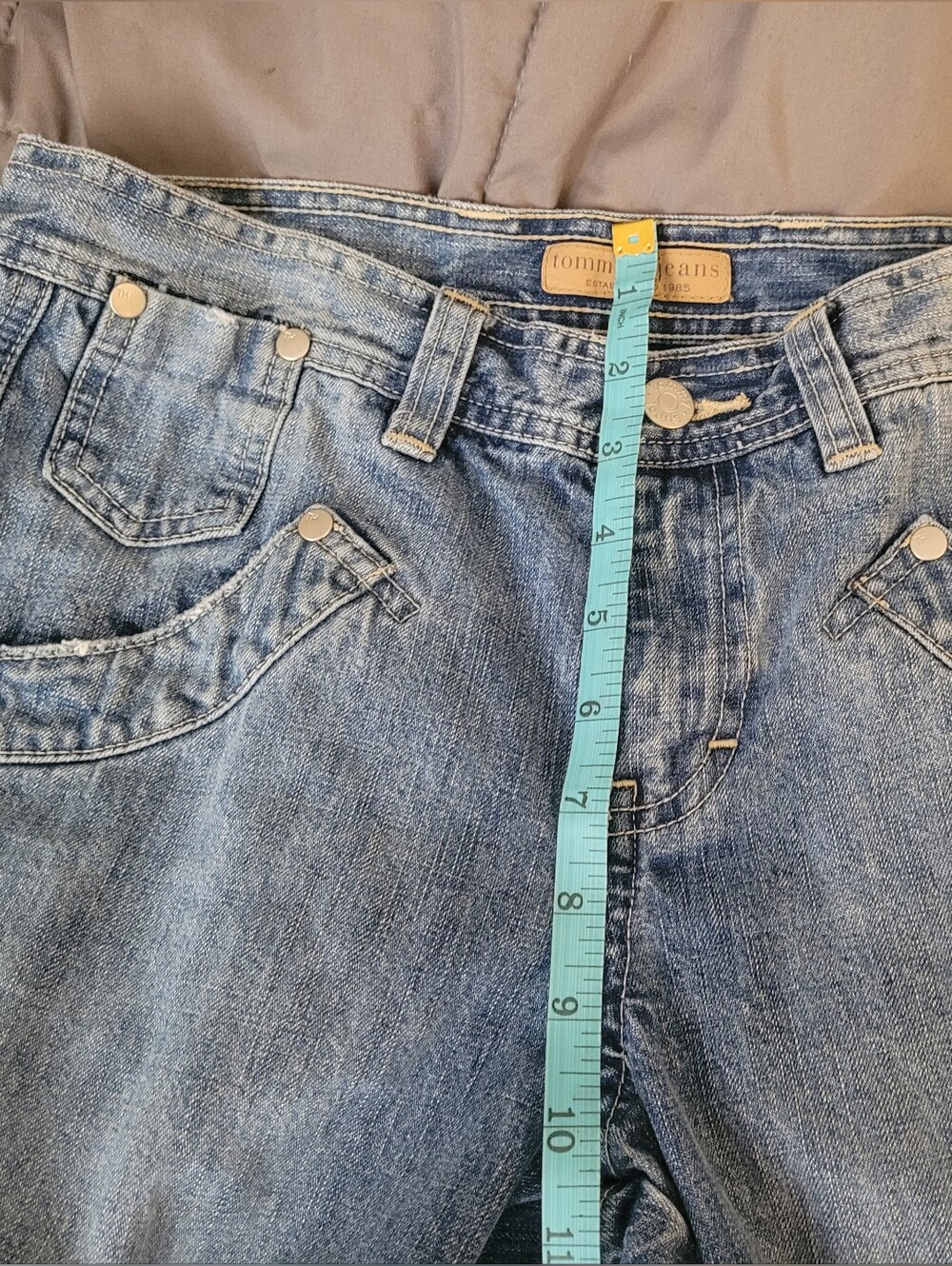 Tommy Jeans Classic Blue Denim Jeans Size 9 - Picture 6 of 8